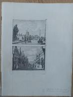 576-577 Wegsloot Wouds-einde Woudsend De Buuren Buren, Antiek en Kunst, Kunst | Etsen en Gravures, Ophalen of Verzenden