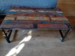 Vrolijke salontafel, koffietafel., Huis en Inrichting, Ophalen, 100 tot 150 cm, 50 tot 100 cm, Zo goed als nieuw