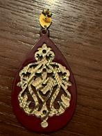 Lott! Bordeaux Oorbellen - Zo Goed Als Nieuw, Sieraden, Tassen en Uiterlijk, Overige materialen, Hangers, Ophalen of Verzenden
