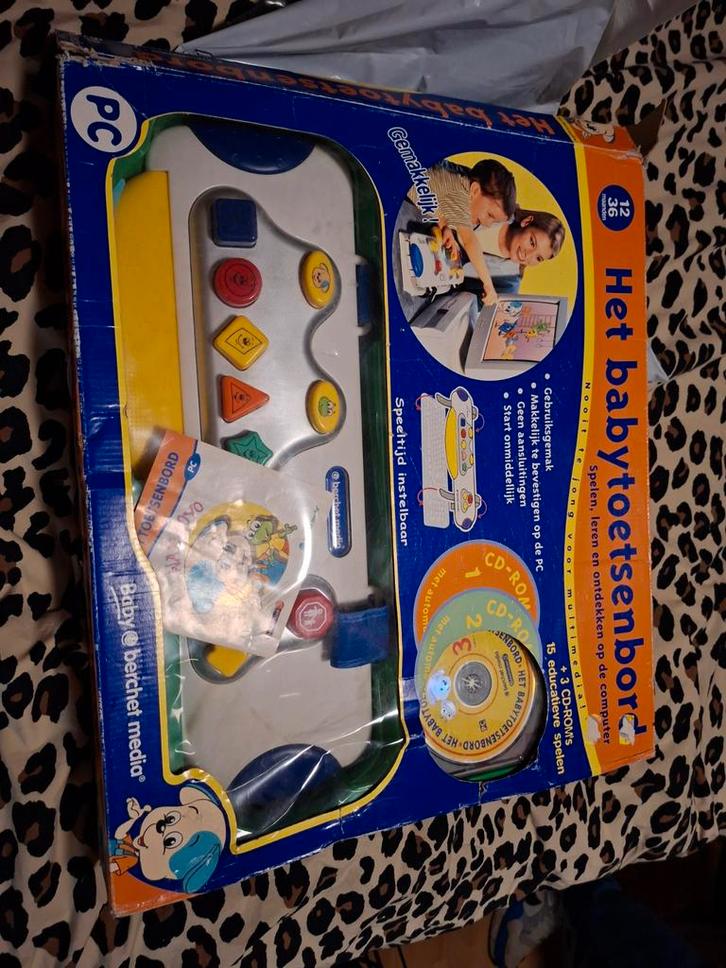 Babytoetsenbord - Spelenderwijs leren!, Kinderen en Baby's, Speelgoed | Babyspeelgoed, Gebruikt, Overige typen, Met geluid, Ophalen