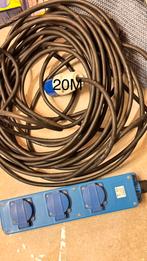 1 Verlengkabel 30m en 2x20m. Nieuwstaat., Caravans en Kamperen, Ophalen, Zo goed als nieuw