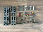 LEGO DUPLO treinrails (77 stukken), treinbrug en wissels, Ophalen of Verzenden, Gebruikt, Losse stenen, Duplo