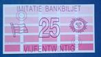 Nederland, Schoolgeld PLNL 25 Gulden 1989, Verzenden, 25 gulden, Los biljet