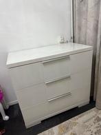 Interbaby commode baby kast hoogglans, Huis en Inrichting, Kasten | Ladekasten, Zo goed als nieuw, 3 of 4 laden, Minder dan 100 cm