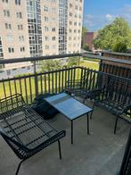 GRATIS af te halen balkon/tuin set ZONDER kussens, Tuin en Terras, Tuinsets en Loungesets, Ophalen, Gebruikt, 2 zitplaatsen