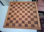 Antiek houten schaakbord, Ophalen of Verzenden