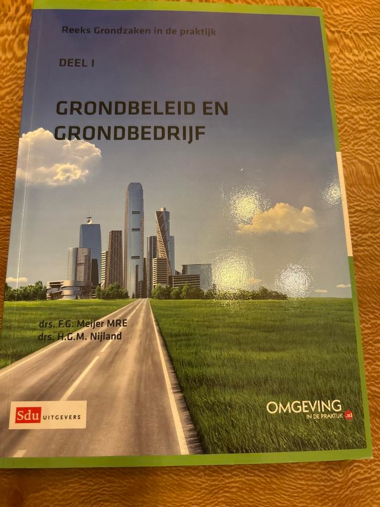 Gronbeleid en Grondbedrijf - Deel I, Ophalen of Verzenden, Gamma, Zo goed als nieuw, HBO