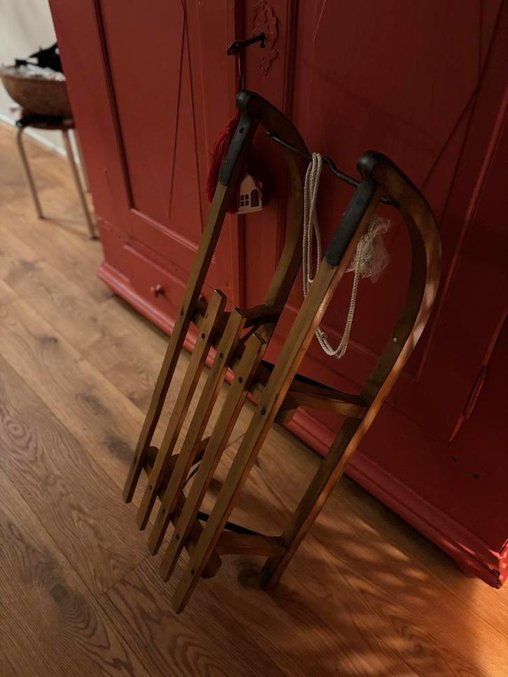 Vintage Davoser Slee - Antiek Speelgoed, Antiek en Kunst, Antiek | Speelgoed, Ophalen