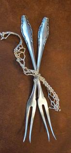 Set van 2 verzilverde zuurvorken van Wellner 90, Ophalen of Verzenden