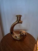 Mooie koperen kandelaar, Huis en Inrichting, Woonaccessoires | Kandelaars en Kaarsen, Ophalen of Verzenden, Brons of Koper, Minder dan 25 cm