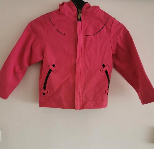 Hardroze jas mt. 110, Kinderen en Baby's, Kinderkleding | Maat 110, Gebruikt, Meisje, Jas, Verzenden
