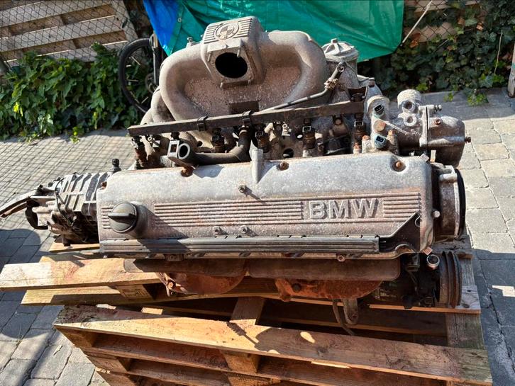 M30B30 en handgeschakelde 5-bak, Auto-onderdelen, Motor en Toebehoren, BMW, Gebruikt, Ophalen