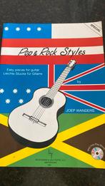 Joep wanders, gitaarmethode: pop&rock styles, Ophalen of Verzenden, Gebruikt, Les of Cursus