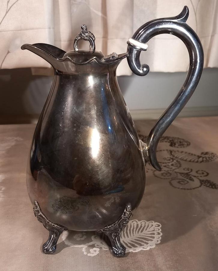 gemerkte (tinnen ?) melkkan of roomkan, Antiek en Kunst, Antiek | Tin, Ophalen of Verzenden