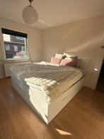 Ikea brimnes bed met hoofdbord, Ophalen, Zo goed als nieuw, Tweepersoons