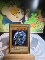 Blue-Eyes white dragon SDK-E001 1st edition, Hobby en Vrije tijd, Ophalen of Verzenden, Gebruikt, Losse kaart, Foil