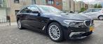 BMW 5-Serie 520d 190pk Aut. 2017 Zwart - Luxury line, Auto's, Achterwielaandrijving, 1995 cc, 2000 kg, Zwart