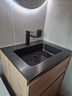 Wasbak zwart, Ophalen, Gebruikt, 50 tot 100 cm, Minder dan 100 cm