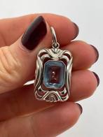 A371 Prachtige zilveren hanger art deco, Sieraden, Tassen en Uiterlijk, Antieke sieraden, Ophalen of Verzenden, Zilver, Hanger