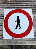 Emaille bord reclamebord ns spoorwegen spoor trein, Ophalen of Verzenden