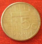Nederland - 5 Gulden 1989 - koningin Beatrix, Ophalen of Verzenden, Koningin Beatrix, 5 gulden, Losse munt