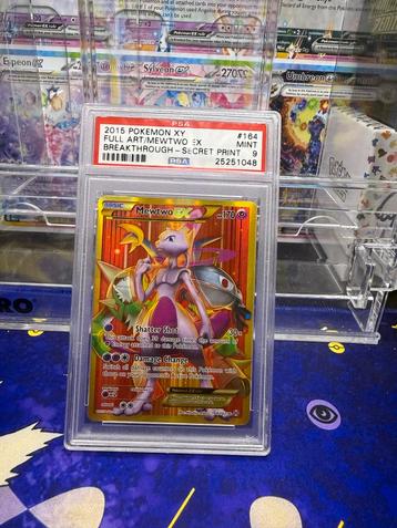 Mewtwo EX Breakthrough PSA 9 beschikbaar voor biedingen