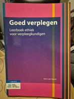 Goed Verplegen - Leerboek Ethiek, Ophalen of Verzenden, Zo goed als nieuw, HBO, Hans van Dartel