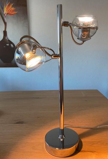 ETH Vetro 70s Eyeball Tafellamp – Chroom - glas beschikbaar voor biedingen