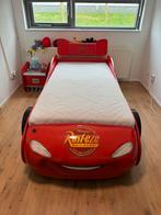 Lightning Mc Queen - Cars orginele auto bed MORGEN OPHALEN, 85 tot 100 cm, Ophalen of Verzenden, Zo goed als nieuw, Matras