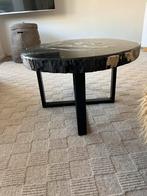 Tafel versteend hout, Huis en Inrichting, Tafels | Salontafels, Ophalen, 50 tot 100 cm, Zo goed als nieuw, Modern