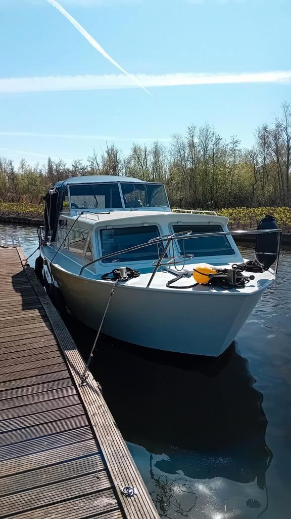 Kruiser Target, Watersport en Boten, Motorboten en Motorjachten, Gebruikt, Staal, 6 tot 9 meter, Diesel, Ophalen