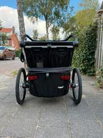 Thule Chariot Sport Kinderwagen 2 person Fietskar Black, Verstelbare duwstang, Zo goed als nieuw, Ophalen, Kinderwagen