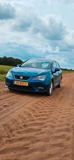 Seat Ibiza 1.0 TSI 70KW ST 2016 Blauw, Auto's, Voorwielaandrijving, Stof, Zwart, Blauw