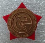 Speld DDR - 13 Bezirks-Spartakiade der Kampfgruppen Halle 76, Ophalen of Verzenden, Landmacht, Duitsland, Embleem of Badge