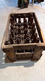 Oud kratje met flesjes, Antiek en Kunst, Ophalen