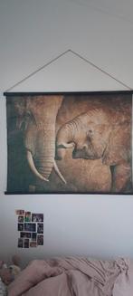 Doek met olifanten, Ophalen of Verzenden, Zo goed als nieuw