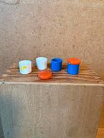 4x Bodo Hennig bus met 2 deksels - hxb 1.5x1.5cm -kunststof, Ophalen of Verzenden, Zo goed als nieuw, Poppenhuis