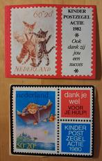 Kinderpostzegels STICKERS  - 1980 & 1982, Ophalen of Verzenden
