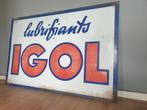 IGOL olie Reclamebord, Ophalen of Verzenden, Zo goed als nieuw, Reclamebord