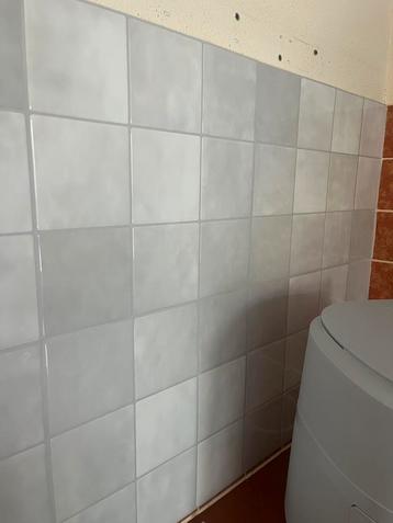 2,14 m2 Plak tegels wit_ stickertegels_zelfklevende tegel beschikbaar voor biedingen