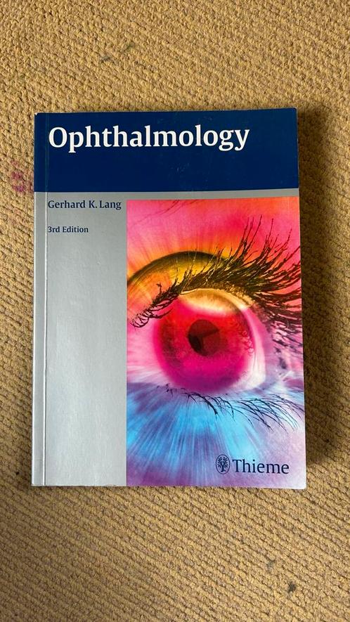 Ophthalmology 3rd Edition - Gerhard K. Lang, Boeken, Studieboeken en Cursussen, Zo goed als nieuw, WO, Beta, Ophalen of Verzenden