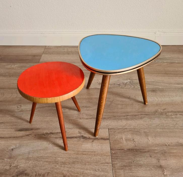 Vintage retro tafel plantentafel planten bijzettafel, Verzamelen, Retro, Huis en Inrichting, Ophalen of Verzenden