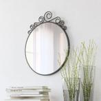Ikea EKNE Spiegel zwart, Huis en Inrichting, Woonaccessoires | Spiegels, Ophalen, Zo goed als nieuw, Rechthoekig, Minder dan 100 cm