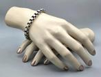 Zilveren blackplaat schakel armband nieuw. 2025/433., ., Nieuw, Ophalen of Verzenden, .