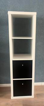 Witte Kallax kast (4x1), Ophalen, Gebruikt, 100 tot 150 cm, Minder dan 150 cm
