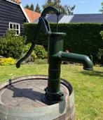 Eiken regenton met handpomp gietijzer whiskyvat wijnvat, 150 liter of meer, Ophalen, Metaal