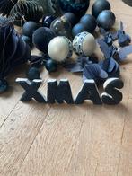 Supermooie kerstballen en andere kerst spullen donkerblauw, Ophalen of Verzenden, Zo goed als nieuw