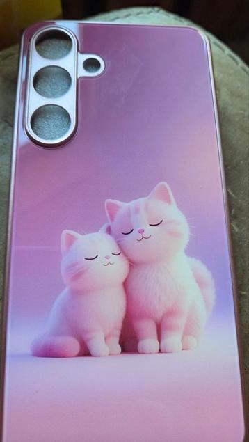 Galaxy S25+ Hoesje - Schattige Katjes metallic gehard glas beschikbaar voor biedingen