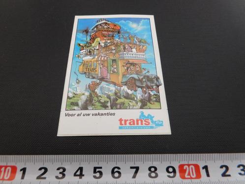 sticker TRANS vakantiereizen  NS Nederlandse spoorwegen, Verzamelen, Stickers, Zo goed als nieuw, Bedrijf of Vereniging, Ophalen