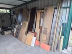 Partij  hout plaatmateriaal  gratis, Doe-het-zelf en Verbouw, Hout en Planken, Ophalen, Gebruikt, Minder dan 25 mm, Minder dan 200 cm